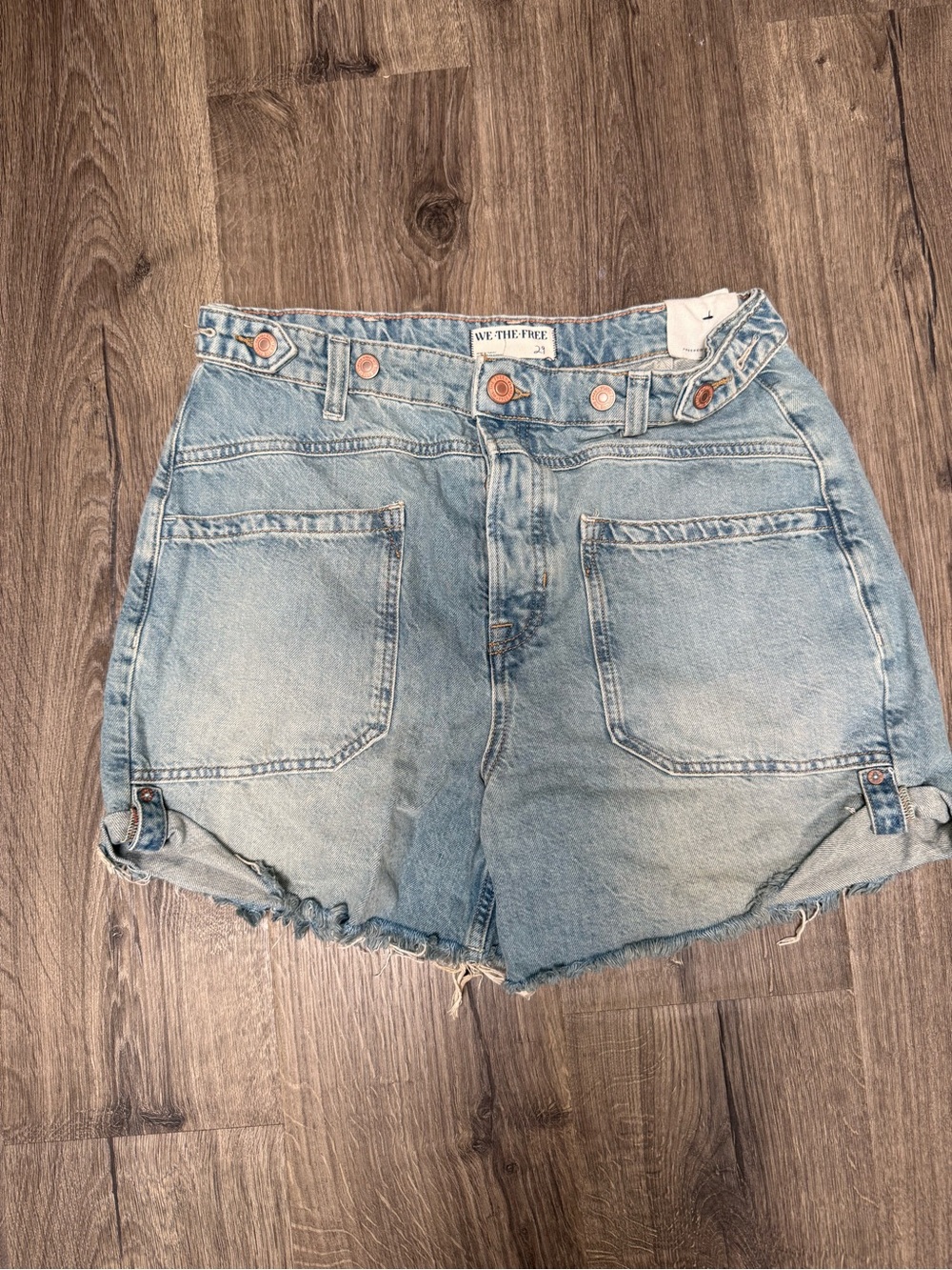 We The Free Palmer Mid Rise Denim Shorts